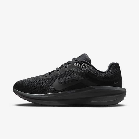 Black nike womens runners discount